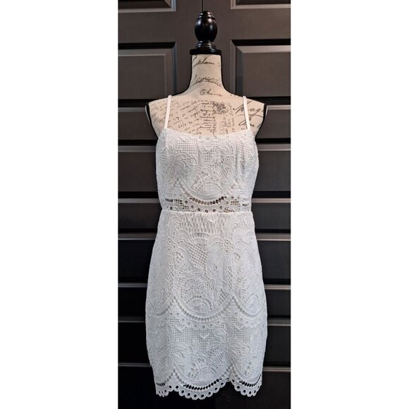 EUC Lilly Pulitzer Risette Lace Dress/Pre-owned, Size 10 - Picture 2 of 9